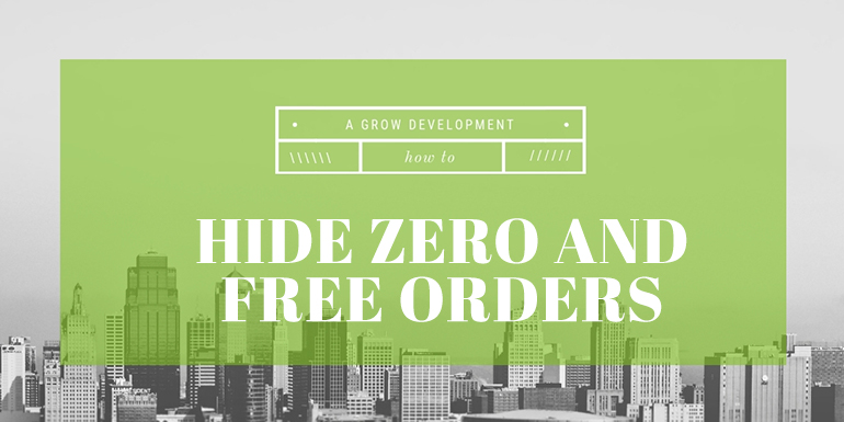 How To Hide Zero or Free Orders WooCommerce